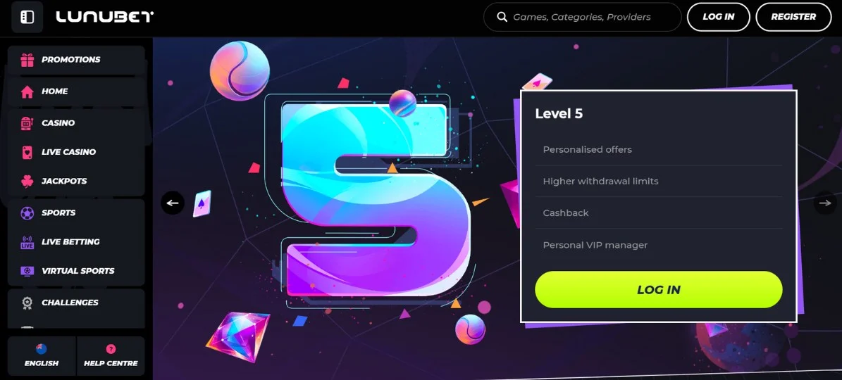 LunuBet Bildschirmfoto 1